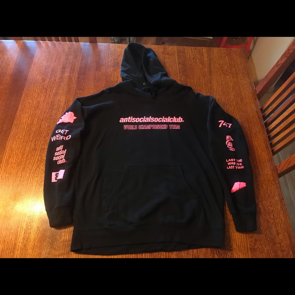 Anti Social Social Club Mantras hoodie XL